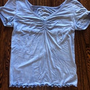 American Eagle blue top